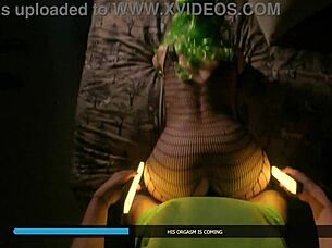 catwoman's wild night of bent over doggystyle and orgasmic fetish fun in latex gloves and stockings 😼