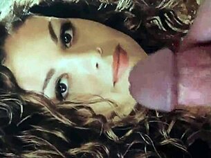 She's fully lesbian but craves that hot cum on her face so badly, it drives her wild with addiction.