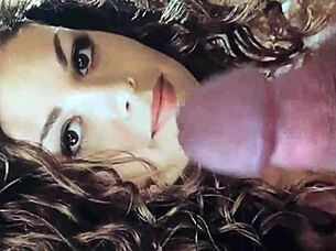 She's fully lesbian but craves that hot cum on her face so badly, it drives her wild with addiction.