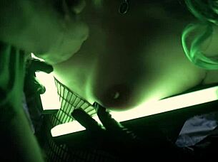 catwoman's wild night of bent over doggystyle and orgasmic fetish fun in latex gloves and stockings 😼