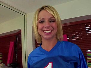 blonde milf gets picked up at the park and takes young cock in doggystyle lingerie action