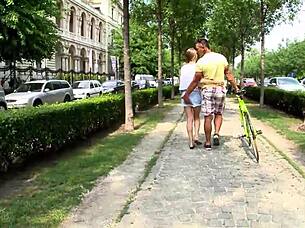 hey tourist chick, you got picked up and fucked deep after munching on that banana, right?