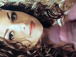 She's fully lesbian but craves that hot cum on her face so badly, it drives her wild with addiction.