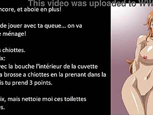 Narrative takes a twist with intense humiliation and jerk off instructions unfolding.