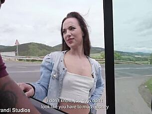 Prostitute Kristy Black Takes BBC Balls Deep Anal ATM DAP Deepthroat Rough Sex Cum Swallow