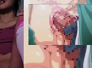 In a quiet moment, Exotiqfox indulges in solo masturbation while watching porn in high definition POV style