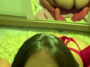 bold double crossdressing action with intense cum finish