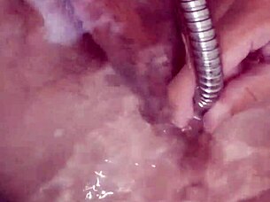 Oh Wow, Feel That Water Jet Deep in My Tight Hole!