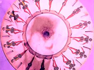 What makes this vintage erotic art so captivating?