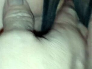 Hidden cam captures mature woman bent over on sawhorse for intense closeup dildo action in private.