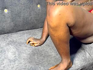 😈 Epic doggystyle collapse with curvy ebony babe 😏