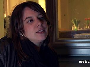 Sweet Swiss girl masturbates deliciously on camera