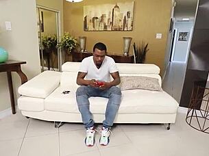 Mz Dani bends over for sis's boyfriend Rome Major's huge cock pounding