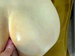 subtle hints of anal passion with cute cosplay friend in lingerie without condom during first time