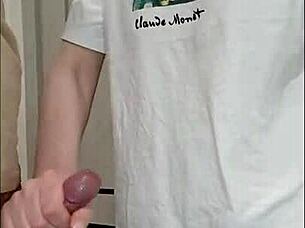 stepmoms friend jerked off my dick at house party with small cock fetish 😏🍆💦