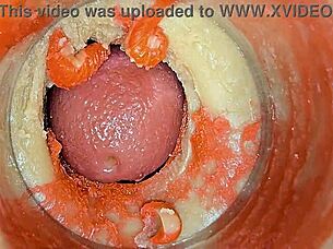 Watch me cumming on your cock with camera inside pussy - asmr 4k!