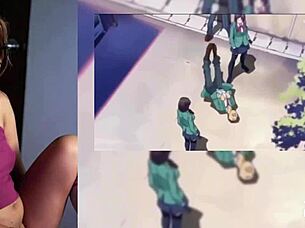 In a quiet moment, Exotiqfox indulges in solo masturbation while watching porn in high definition POV style