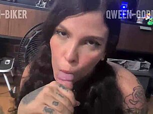 i lost the video game bet to my friend and had to suck his huge cock and ride it missionary until he cums... oops, i mean, that was intense with all the licking and tattoo fun