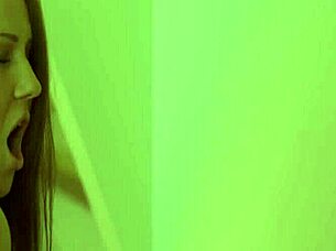 solo teen slut works vibrator deep into her wet tight pussy