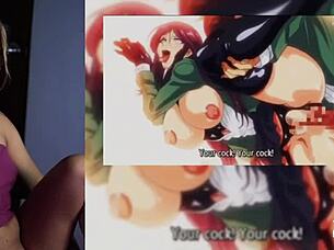 In a quiet moment, Exotiqfox indulges in solo masturbation while watching porn in high definition POV style