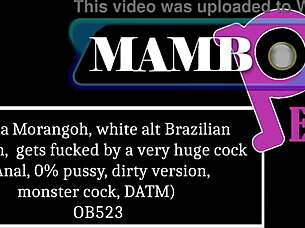 Why Does White Alt Brazilian Nymph Maria Morangoh Take Huge Cock Anal With Dirty Talk?