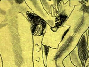 What makes this vintage erotic art so captivating?