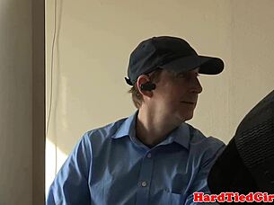 Curvy Sub Gets Tied Up Whipped and Choked in Rough BDSM for Cheap Car Deal!