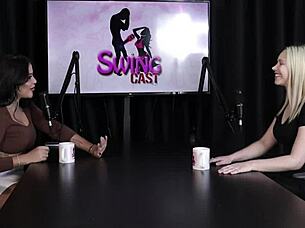 Blonde In Sexy Lingerie Poses Glamourously