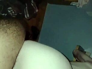 Intense interracial pounding as juicy Latina rides massive black cock wildly