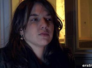 Sweet Swiss girl masturbates deliciously on camera