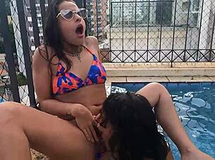 Who Knew Homemade Brazilian Brunettes Could Dominate with Lesbian Handjobs and No Men Needed?