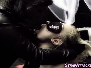 check out this fetish lezzie getting into some solo masturbation action