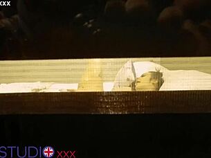 You Catch Your Busty British Neighbor Masturbating Solo With Her Big Natural Tits Exposed