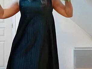 hey check out this slave f doing a strip tease for st patrick