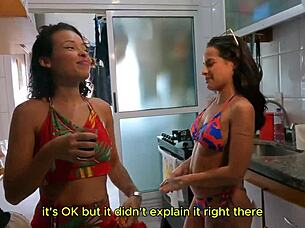 Who Knew Homemade Brazilian Brunettes Could Dominate with Lesbian Handjobs and No Men Needed?