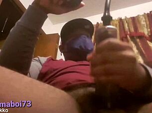 huge bbc gets pumped up before a massive cumshot explosion