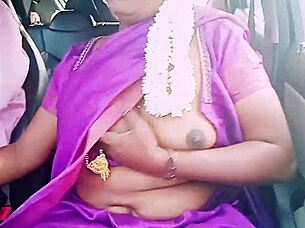 hey check out this car sex with dirty talks indian beautiful saree housewife and driver hot romance