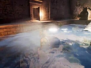 A huge rock hard cock suddenly filled Lara Croft's pussy to the brim in this intense 3D hentai animation with creampie, gangbang, and squirting action.