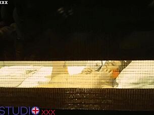 You Catch Your Busty British Neighbor Masturbating Solo With Her Big Natural Tits Exposed