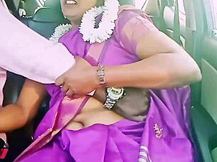 hey check out this car sex with dirty talks indian beautiful saree housewife and driver hot romance