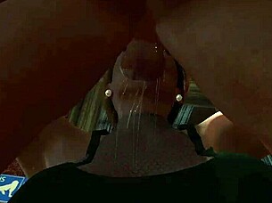 Getting some deepthroat action at the triangle club with ebony milf!