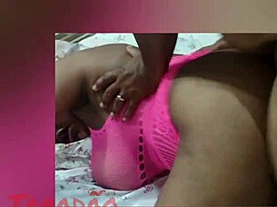 Enjoying A Satisfying Release In The Curvy Black Woman's Ass