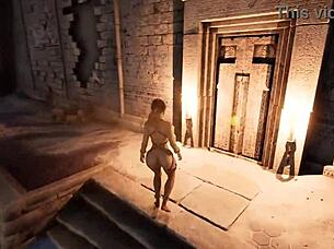 A huge rock hard cock suddenly filled Lara Croft's pussy to the brim in this intense 3D hentai animation with creampie, gangbang, and squirting action.