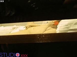 You Catch Your Busty British Neighbor Masturbating Solo With Her Big Natural Tits Exposed