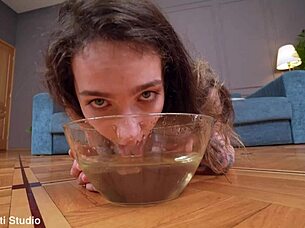 Wet DVP Pee Fuck Slut Ellie Wain Saggy Tits First Double Vaginal Black Cocks Cum In Mouth Facial