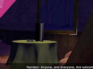 Getting some deepthroat action at the triangle club with ebony milf!