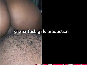 Oh wow, this Accra girl got new ass work and now takes anal like a total pro!