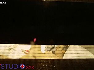 You Catch Your Busty British Neighbor Masturbating Solo With Her Big Natural Tits Exposed