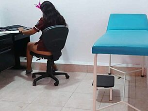 Nursing Student Turns Slutty on the Couch in Homemade Latina Milf Brunette Colombian Scene