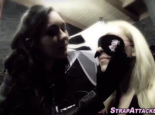 check out this fetish lezzie getting into some solo masturbation action